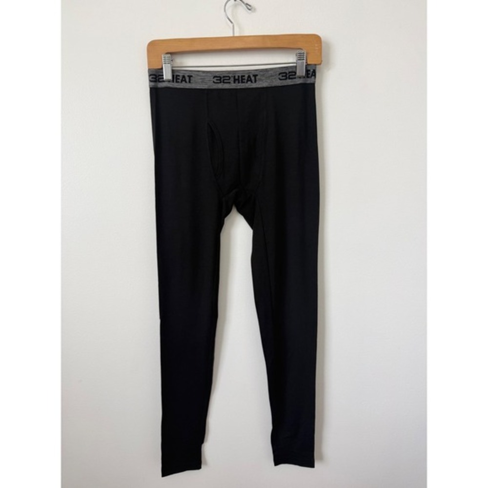 32 Degrees Men's Lightweight Base Layer Leggings – Black – Size Small –‎ NWT